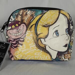 Rare NWT Loungefly Alice Cosmetic Bag | Heart Logo